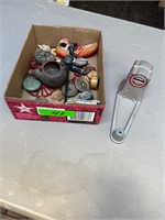 Box of toy parts