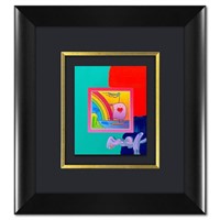 Peter Max, "Sailboat with Heart" Framed One-of-a-K