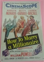 How to Marry a Millionare Movie Sign