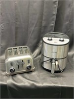 Cooks air fryer, four barrel toaster stainless