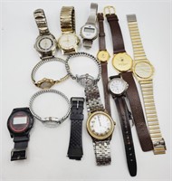 (E) Wrist Watch Lot - Timex, Carriage, Elgin,