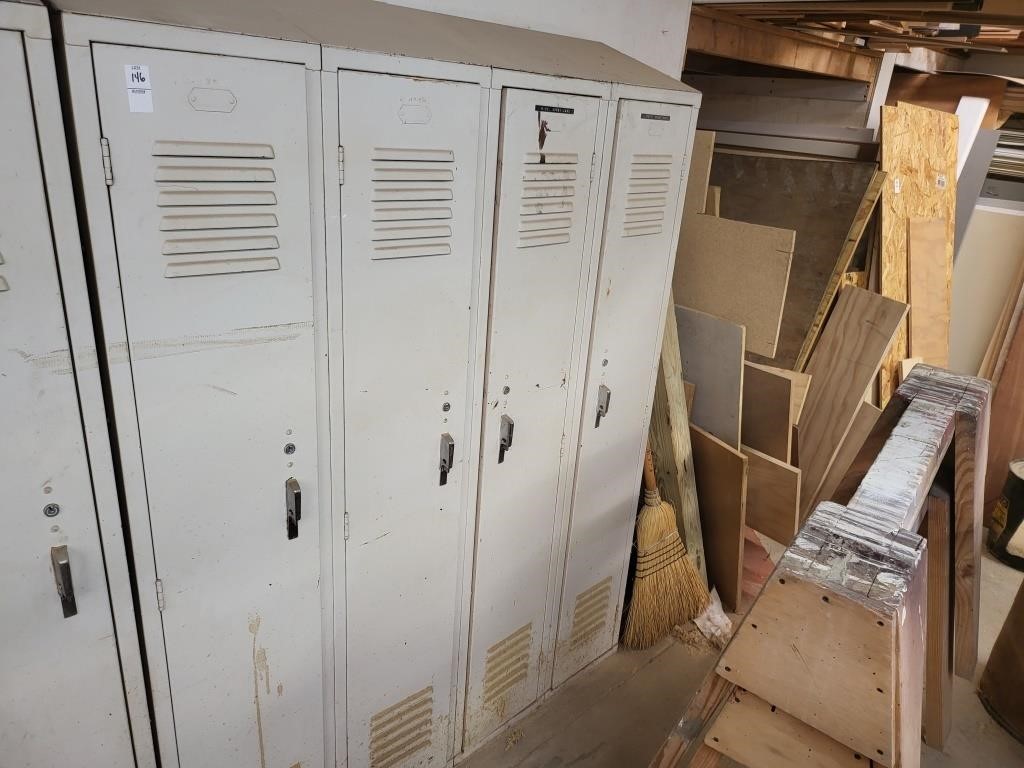 Lockers 4ft. X 1ft 3in. X 5ft 3in. Tall