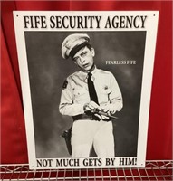 12x18 Fife Security Agency sign