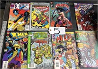 Lot of 1990 Comic Books, Spiderman, X-Men & More