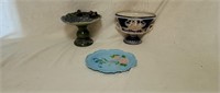 Assortment of Hand Painted Porcelain