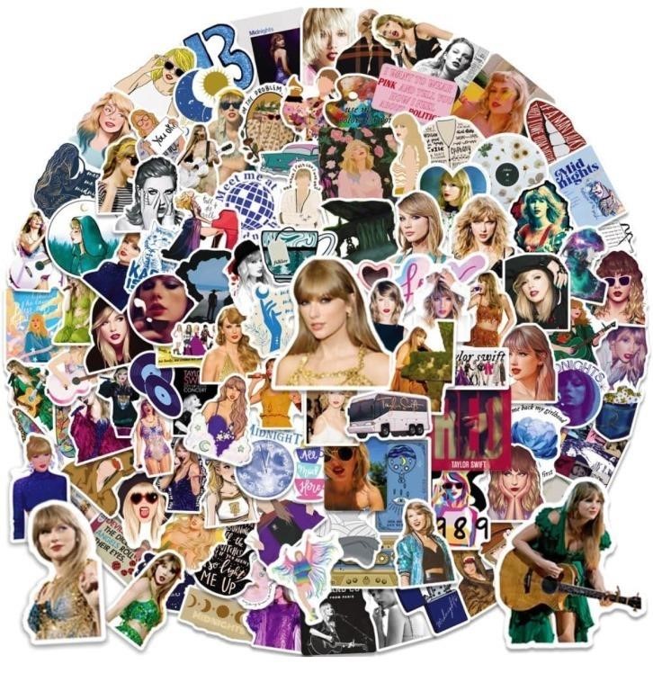 100 pcs Taylor Swift Vinyl Decals Stickers