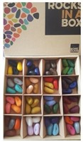 $35 Rocks In A Box 64ct Soy Wax Crayons NEW