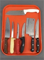 7 Pc Assorted Knives / Cutlery