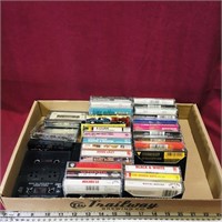 Box Lot Of Vintage Rap / Hip-Hop Music Cassettes