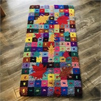 Vintage Hooked Rug (54" x 28")