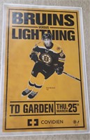 Boston Bruins Original Game Poster 2010