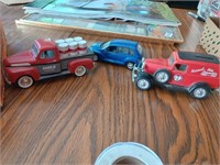 case IH pickup, hobo convention coin bank and pt