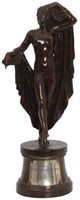 Malvina Hoffman Bronze Coty Award Sculpture