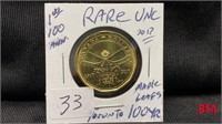 RARE!!! 2017 Maple leafs 100 anniversary Loonie