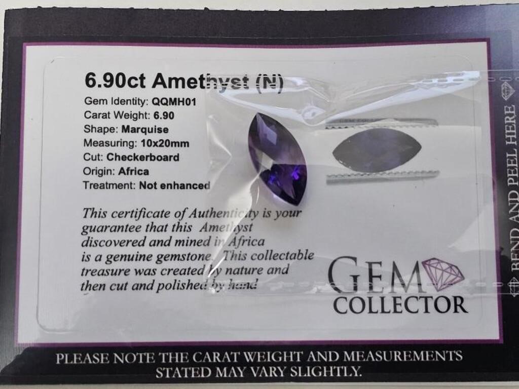 6.90ct Amethyst