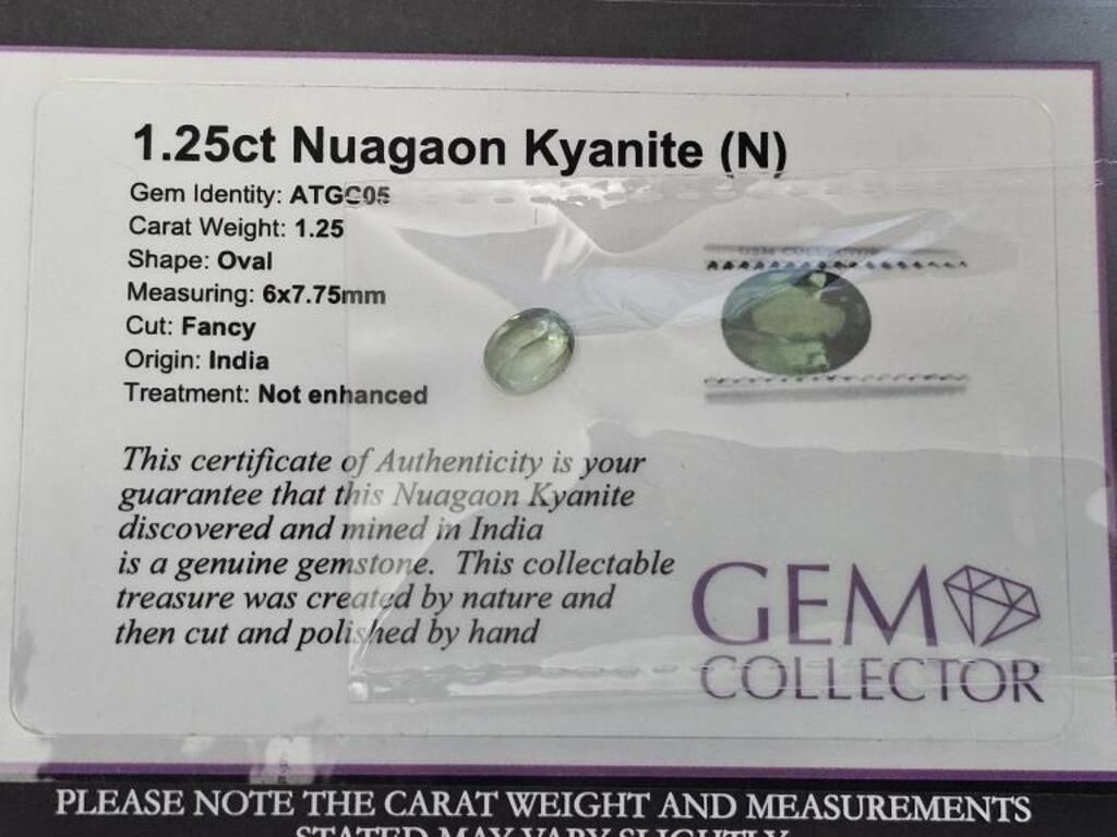 1.25ct Nuagaon Kyanite