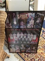 1997 NBA finals framed poster