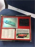 Corvette collectors card set