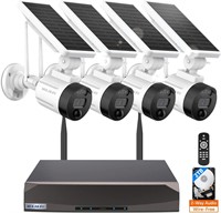 Outdoor Solar Battery Wireless Security Camera