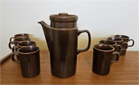 Wedgewood 'Sterling' Coffee Pot & Cups