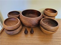 Wood Salad Bowls