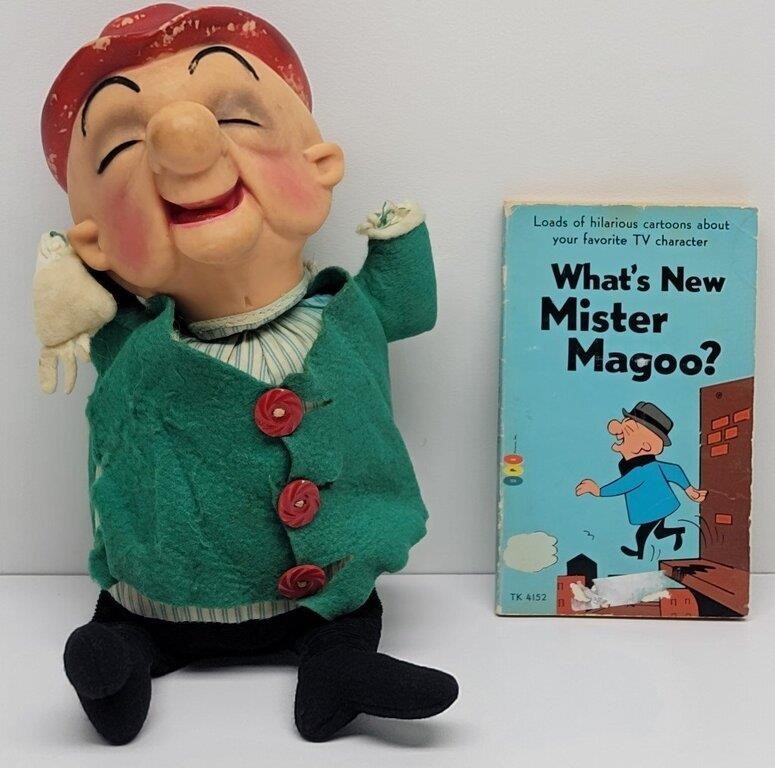 1960’s Mr. Magoo Doll by Ideal & 1977 Book