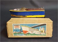 Wooden Model Boat 1955 Rico Series