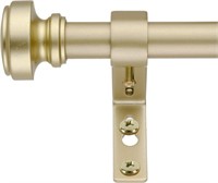 18"-36" Decopolitan 3/4" Knob Curtain Rod, Antique