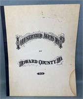 Copy of 1876 Howard County Atlas Map 16in x20in