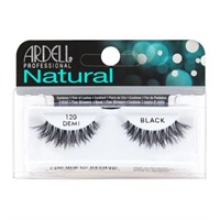(4) Natural Eyelashes Pocket Pack #120 Demi Black