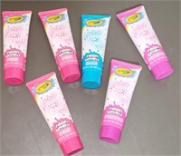 6 x NEW Crayola Bathtub Finger Paints