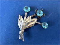 Vintage sterling pin