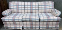 Vintage Plaid Pattern Sofa