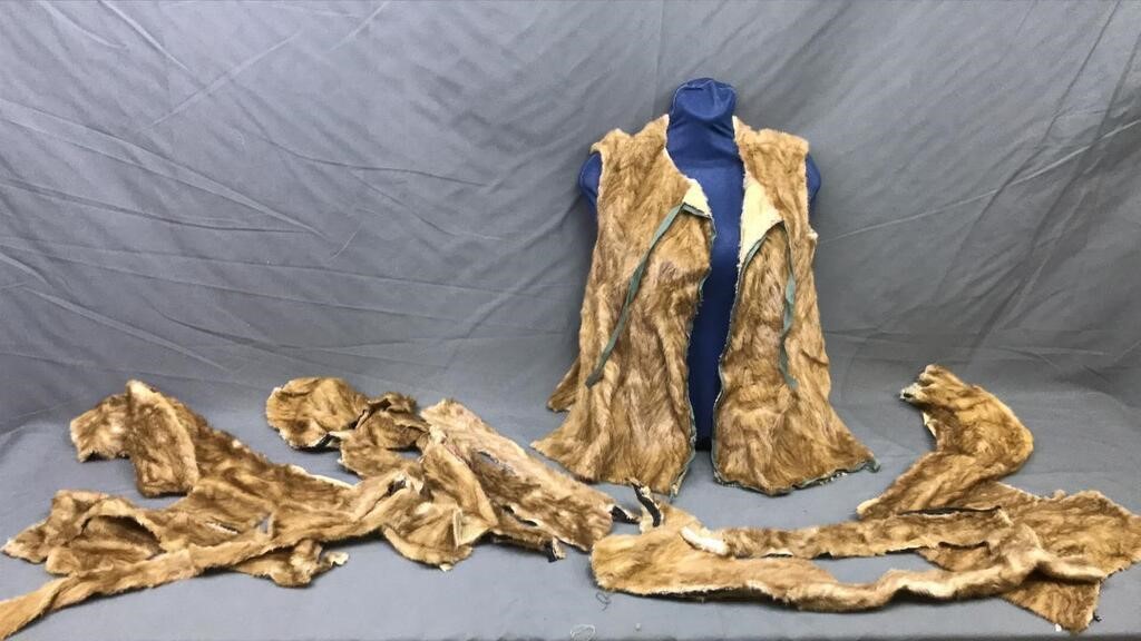 Real Fur Project Vest & More - Sold As Is