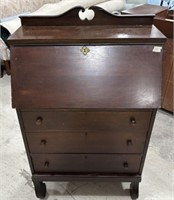 Vintage Mahogany Secretary Desk