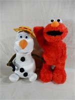 BATTERY OPERATED OLAF & TICKLE ME ELMO