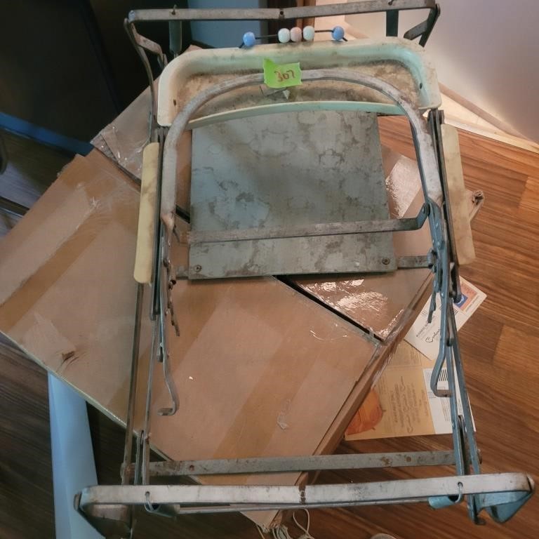 Antique Baby bounce seat