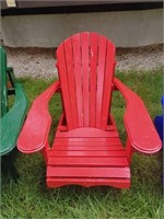 Red Muskoka Chair