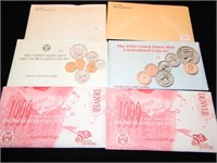 1976, 1981, 1989, 1994, 1999-D Mint Sets
