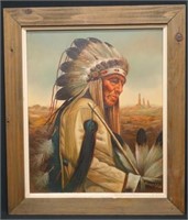 INDIAN CHIEF PAINTING