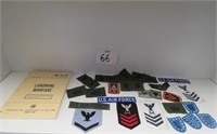 Military Patches & 1966 Army Manual