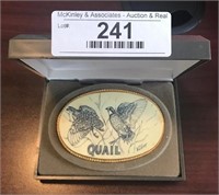 Quail Belt Buckle