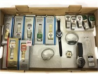 Collection of Men's Wrist Watches Including Many