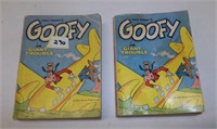 2 Walt Disneys Big Little Books (Goofy-1968)