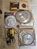 DEWALT PALM SANDER, SAW BLADES