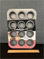 New Caphalon 12 Cup Muffin Pan
