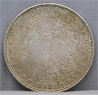 1921 Morgan Silver Dollar.