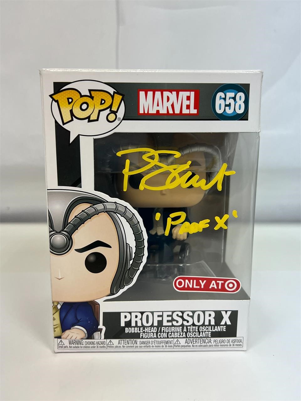 Autograph COA Marvel #658 Funko Pop