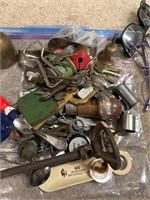 Rustic Old Misc small Tools keys etc