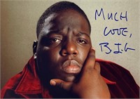 Autograph COA Notorious BIG Photo